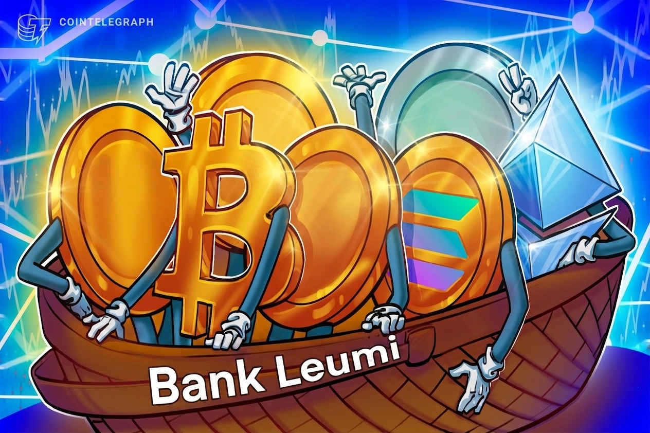 Bank Leumi si allea con Galaxy Digital per offrire il trading di Bitcoin, Ether e Solana