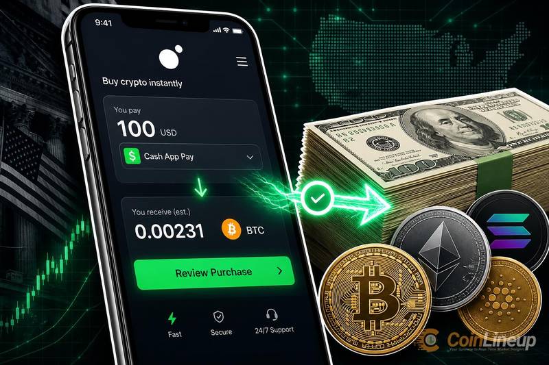 MoonPay dodaje Cash App Pay jako opcję płatności dla klientów z USA