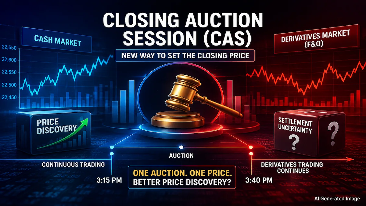 Un ex Whole Time Member della SEBI difende la Closing Auction Session mentre i trader sollevano preoccupazioni sul F&O