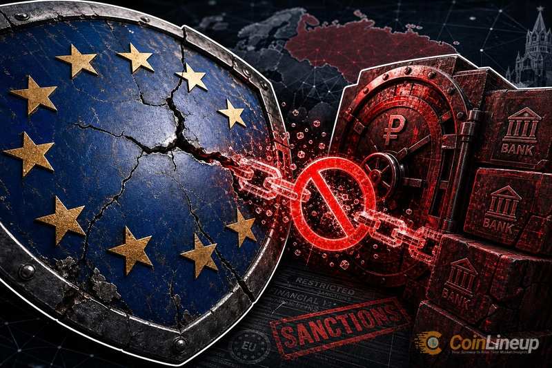 L'UE adotta il 21° pacchetto di sanzioni contro la Russia, prendendo di mira 14 operatori di criptovalute e 94 banche