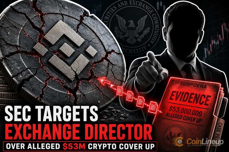 La SEC apunta contra un director de exchange por presunto encubrimiento de criptomonedas por $53M