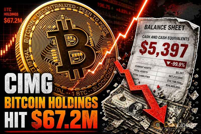 CIMG Holds $67.2 Million in Bitcoin Against $5,397 in Cash, Quarterly Filing Shows