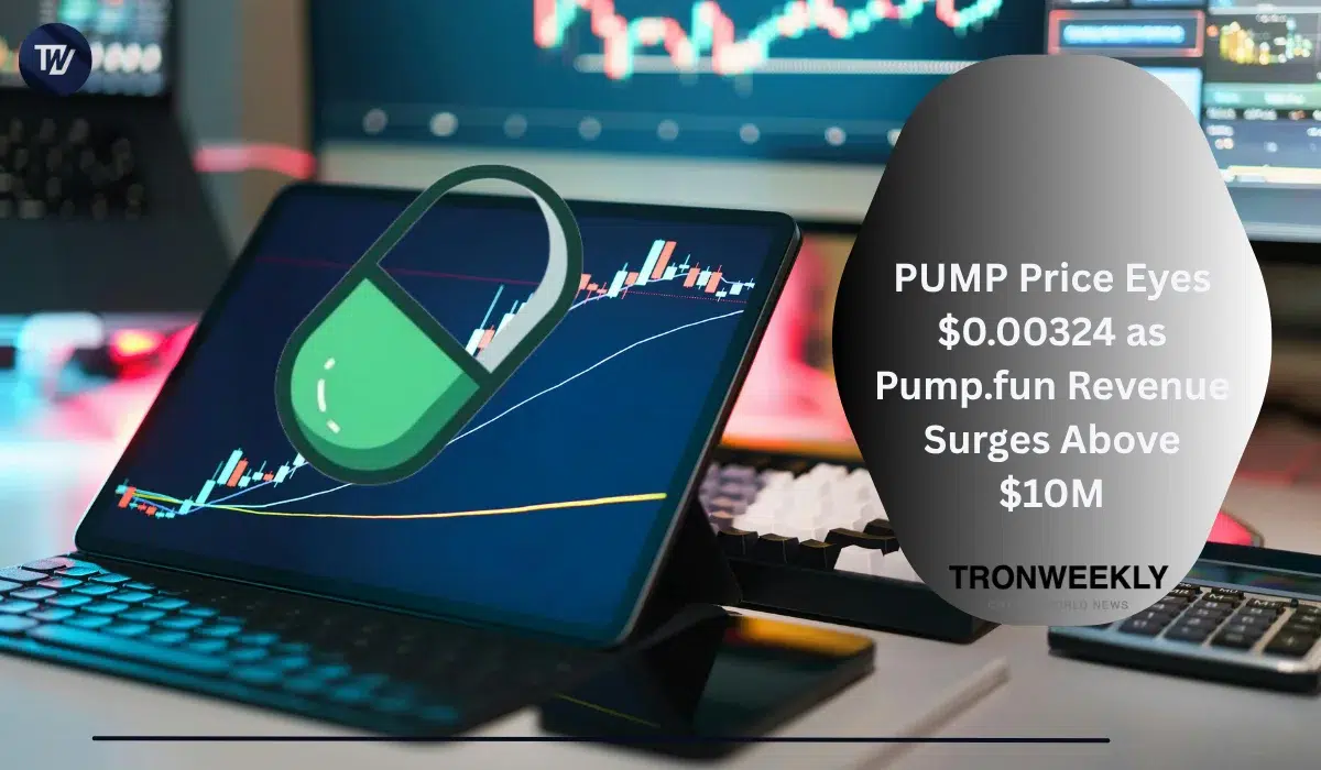 Le prix du PUMP vise 0,00324 $ alors que les revenus de Pump.fun dépassent les 10 millions de dollars