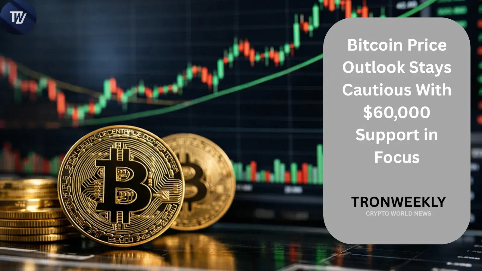 ビットコイン価格の見通しは慎重姿勢を維持、60,000ドルのサポート水準に注目