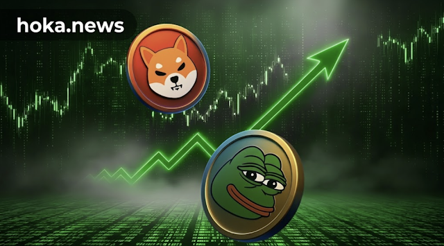 SHIB zyskuje 9,37% po debiucie na UEX.US, a PEPE rośnie o 20,65% przy wolumenie wyższym o 607%