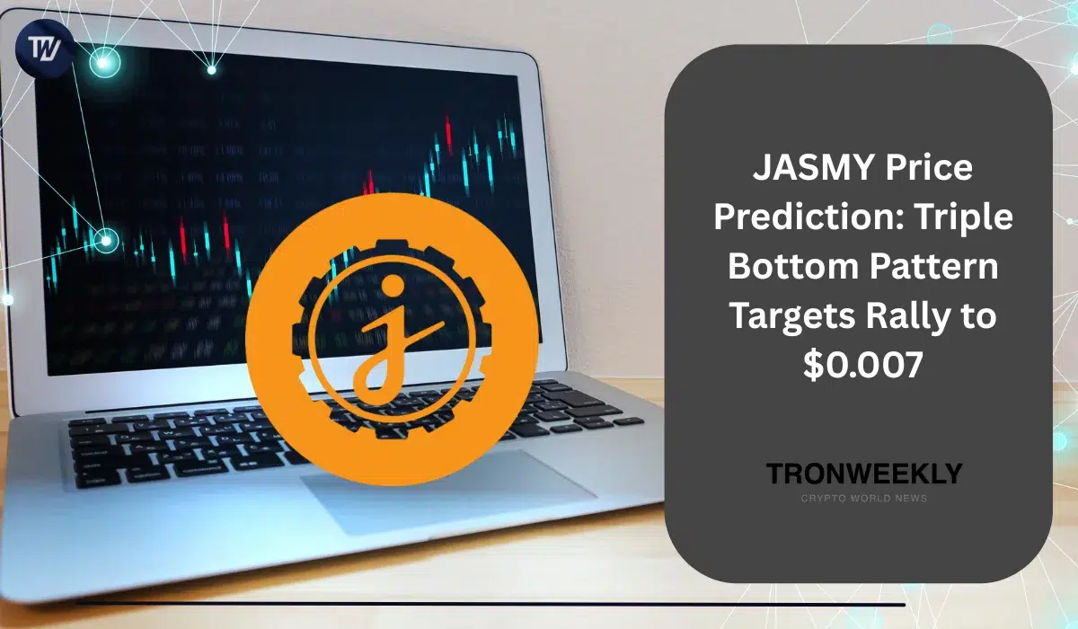 JasmyCoin формирует паттерн тройного дна, аналитики ожидают прорыв к $0.007