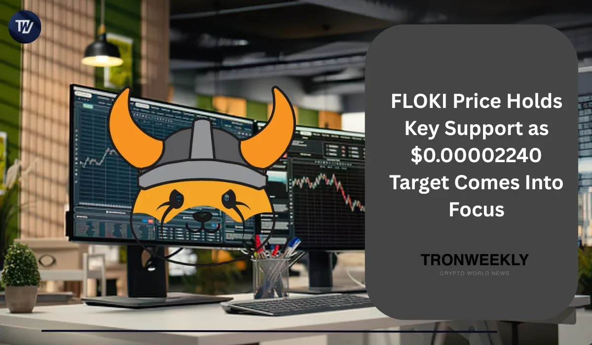 FLOKI mantiene la trendline di supporto ascendente mentre il target di resistenza di $0.00002240 entra nel mirino