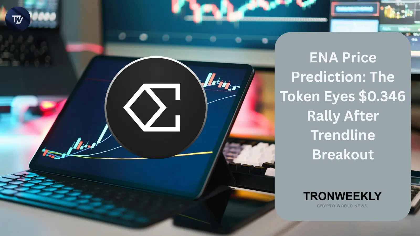 ENA Price Prediction: Токен нацелен на рост до $0.346 после пробоя линии тренда