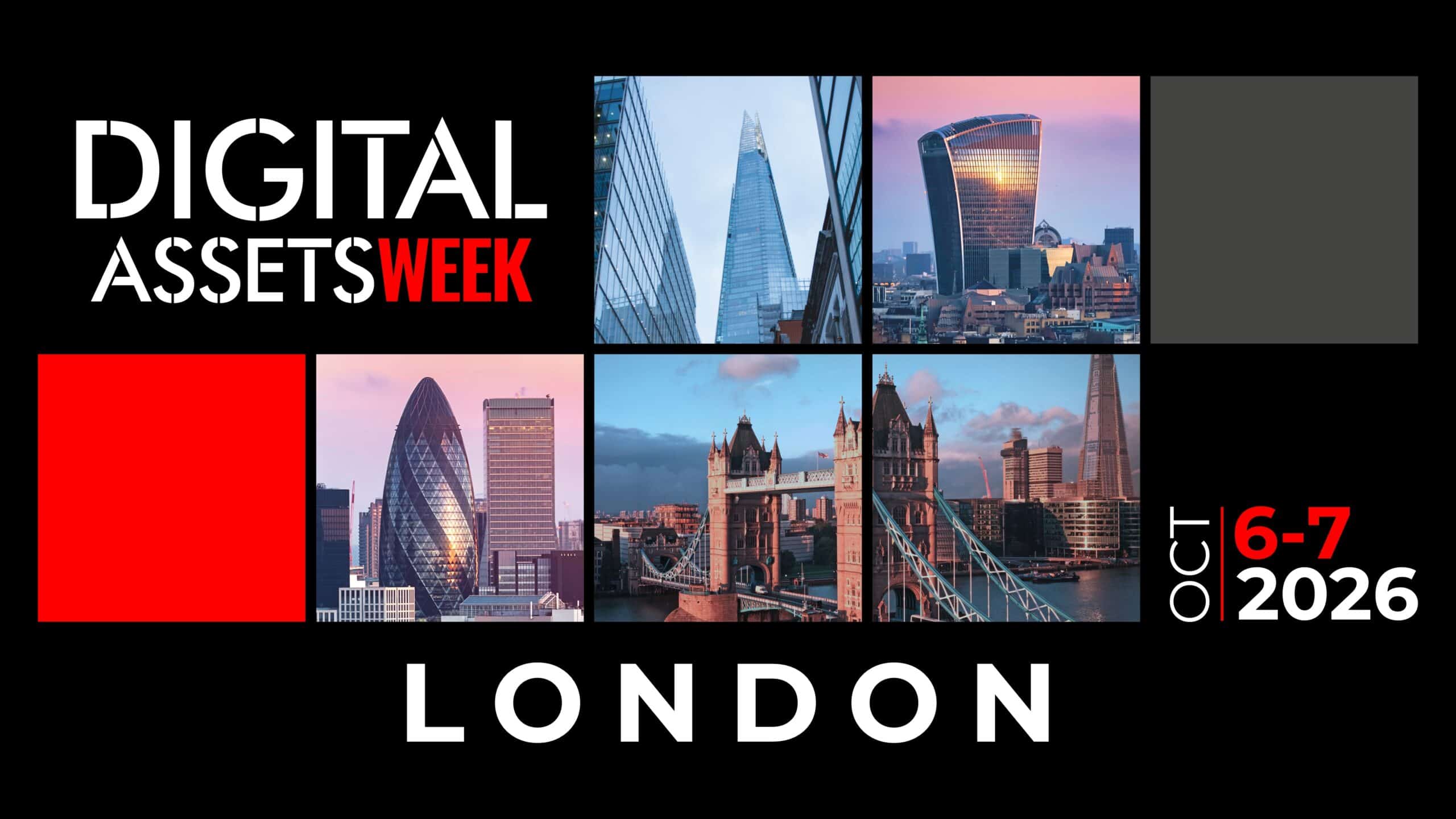 Le Digital Assets Week London revient en 2026 avec une participation institutionnelle et réglementaire record