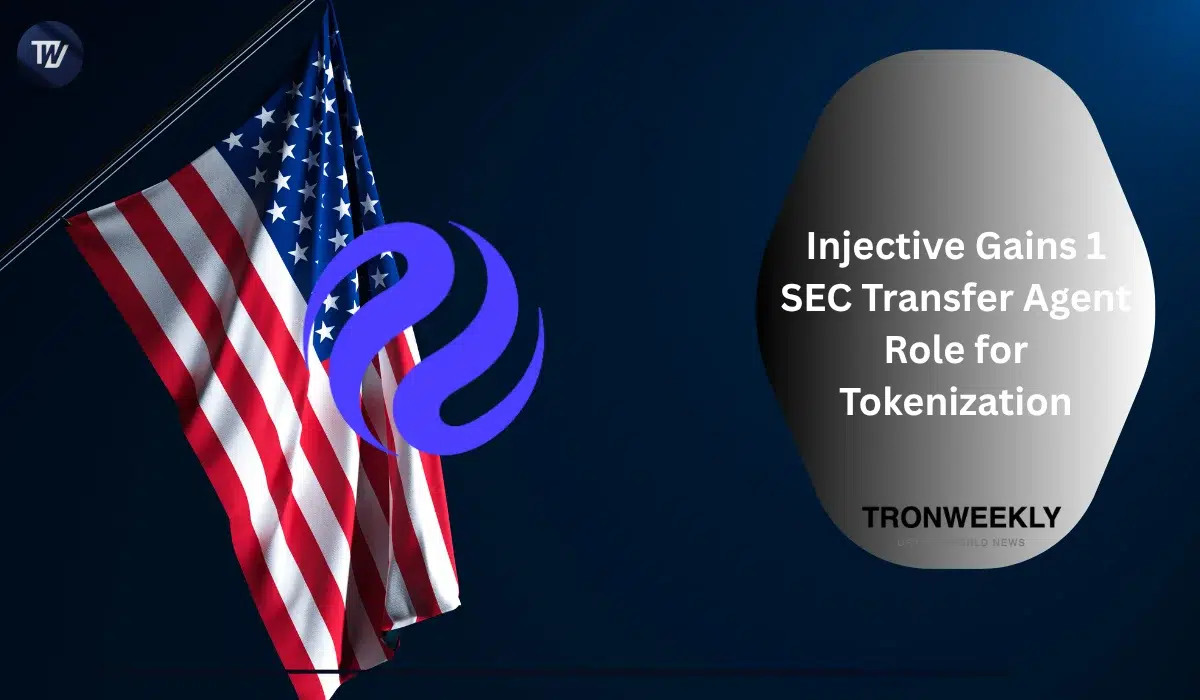 Injective Institutional Services registreert bij SEC als transfer agent voor getokeniseerde effecten