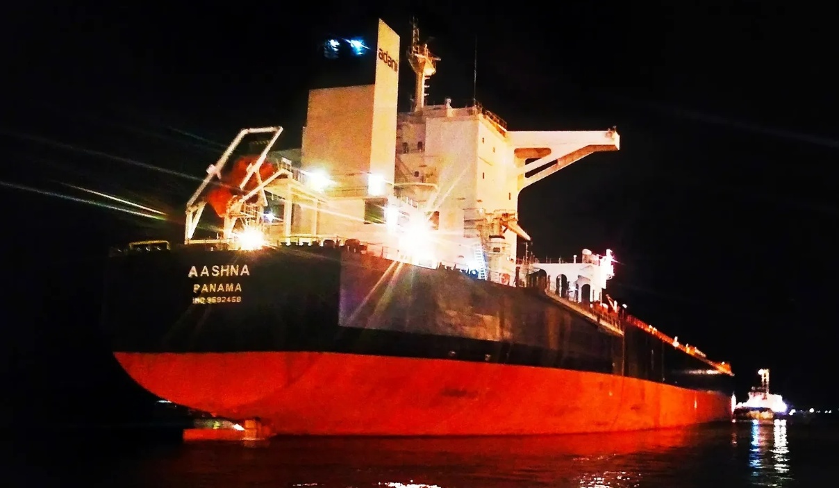 Adani Shipping vende il capesize Aashna costruito nel 2012 per circa 37,5 milioni di dollari