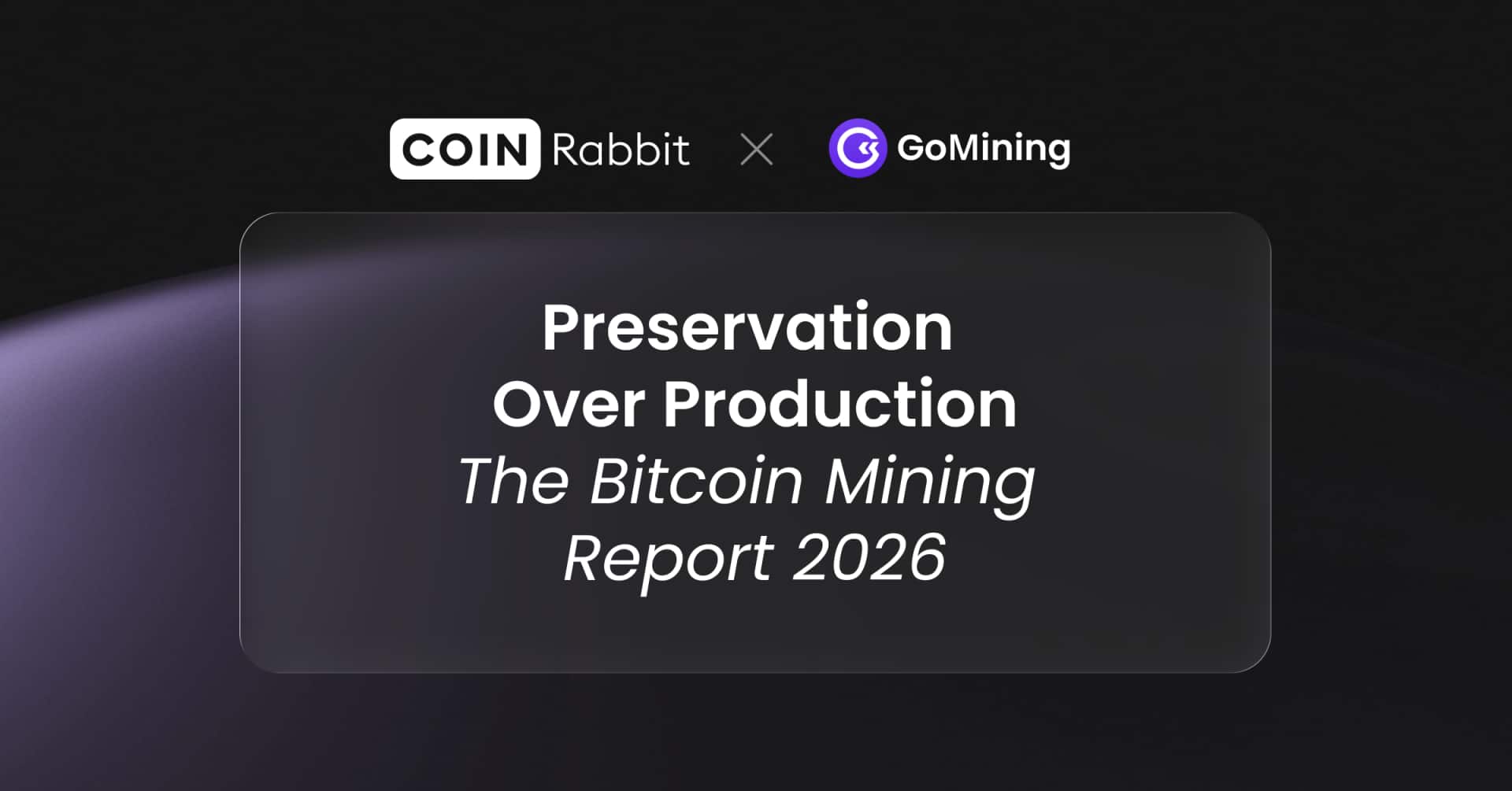Отчет CoinRabbit и GoMining: управление Bitcoin важнее объемов майнинга