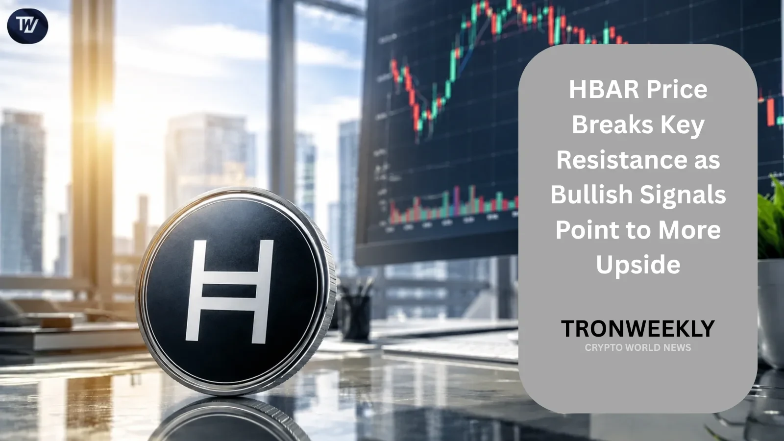 HBAR пробивает ключевое сопротивление, поскольку технические индикаторы показывают растущее давление покупателей
