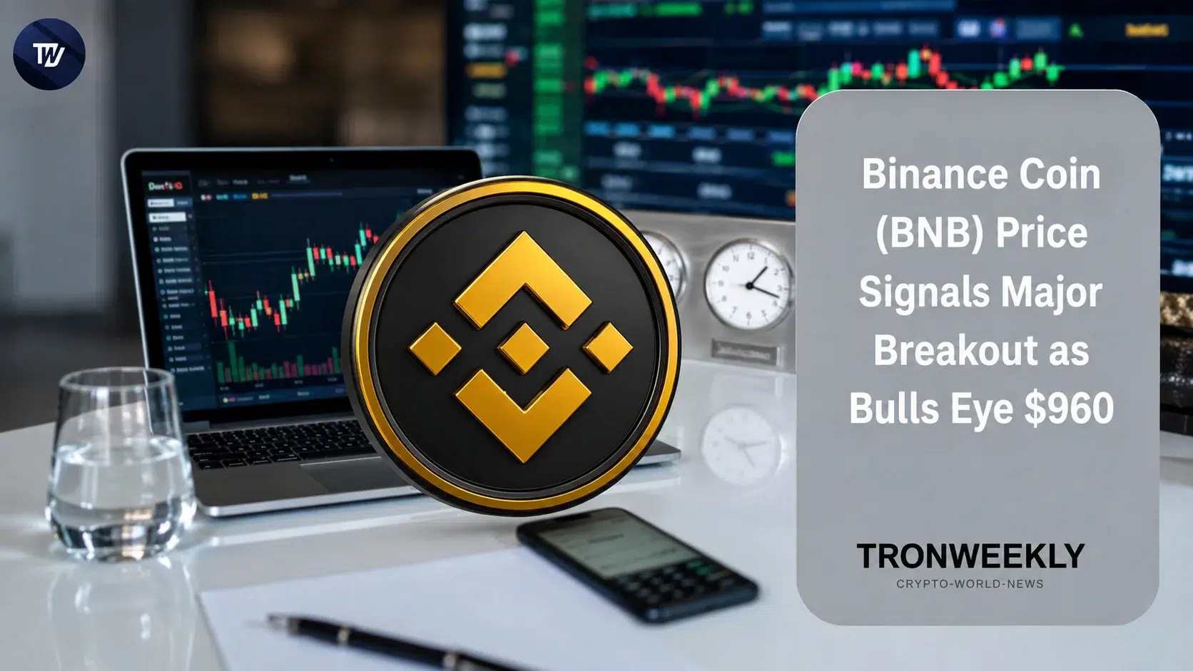 Le Binance Coin (BNB) s'approche d'une cassure majeure alors que les haussiers visent le niveau de 745 $