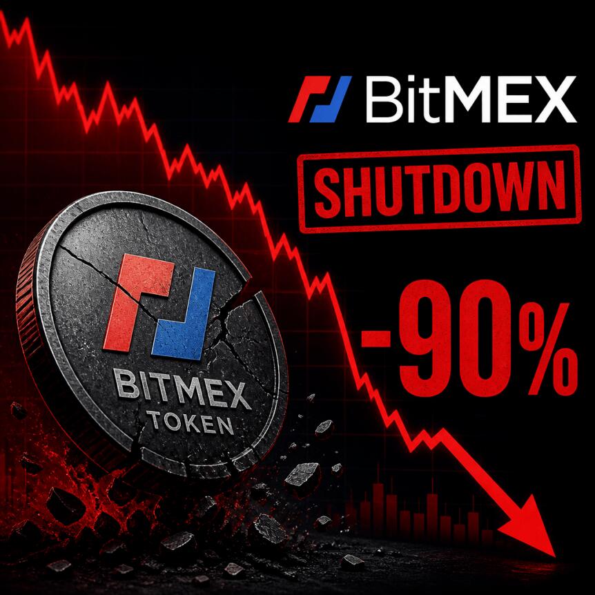 BMEX crolla di quasi il 90% dopo l’annuncio della liquidazione ordinata di BitMEX