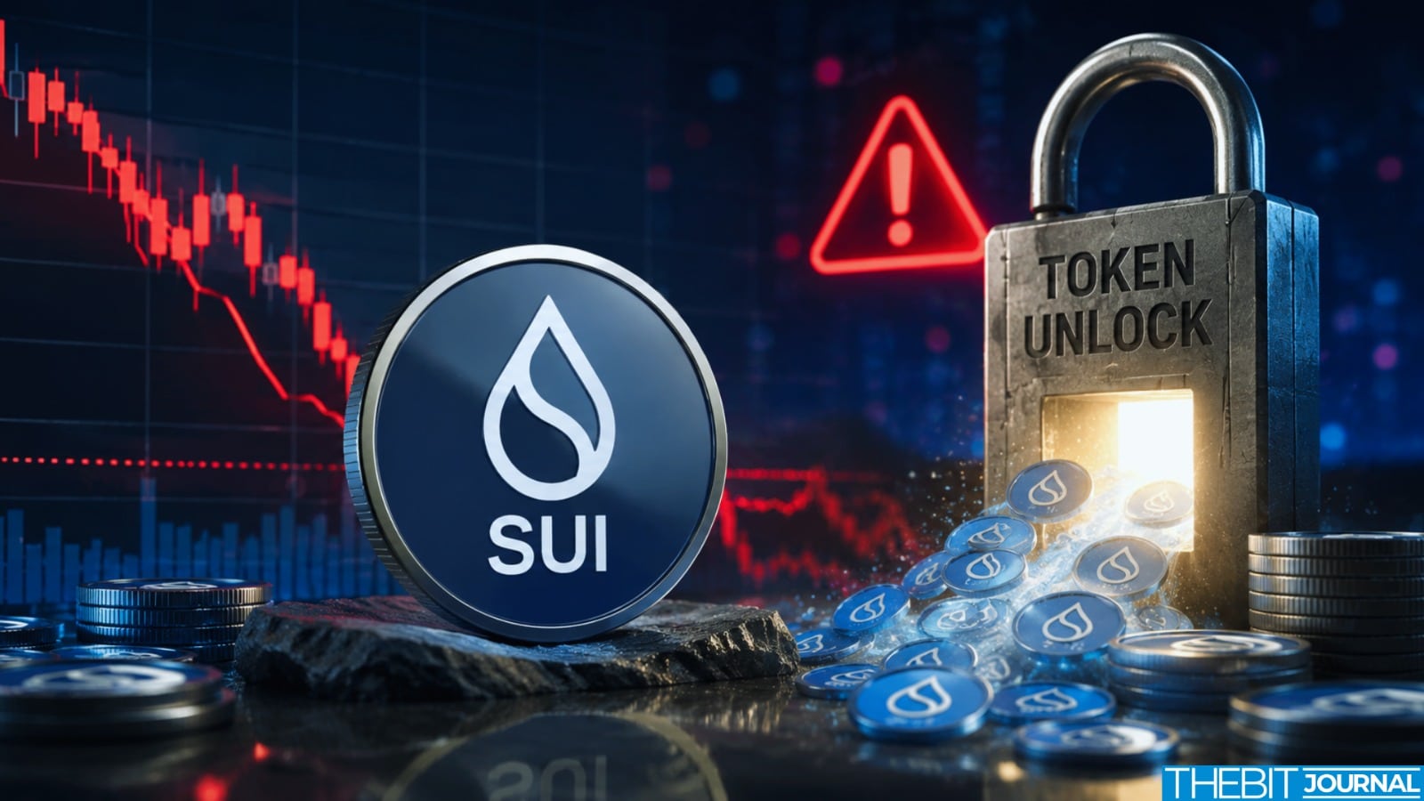 SUI подвержен давлению продаж в преддверии августовского разлокинга токенов