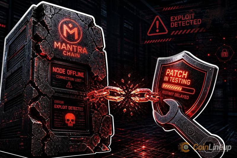 MANTRA Chain rimane offline dopo l'exploit, il riavvio dipende dai test sulla patch