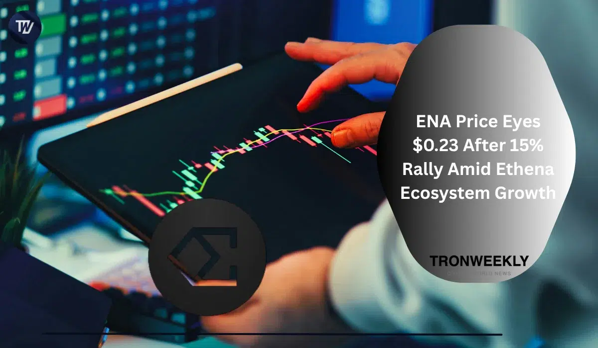 ENA Price Targets $0.23 After 15% Rally as Ethena Ecosystem Expands Across Major Platforms