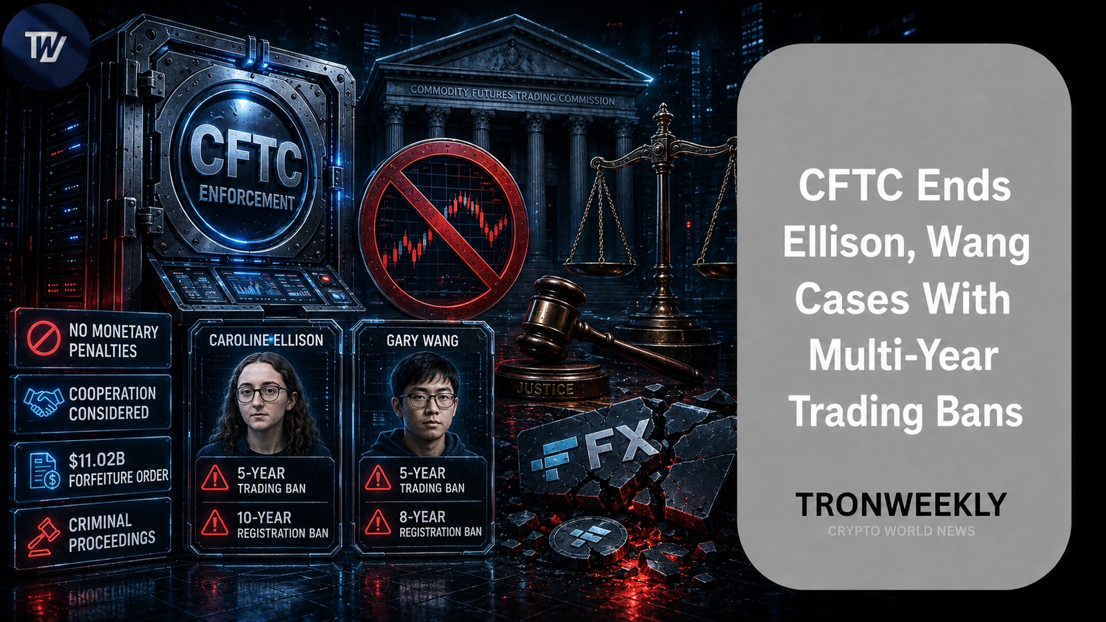 CFTC Concludes Ellison and Wang Cases With Multi-Year Trading and Registration Bans