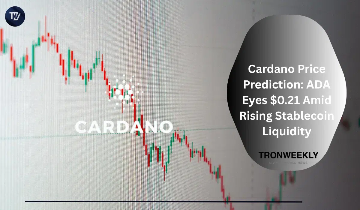 Cardano-prijsvoorspelling: ADA koerst af op $0,21 door stijgende stablecoin-liquiditeit