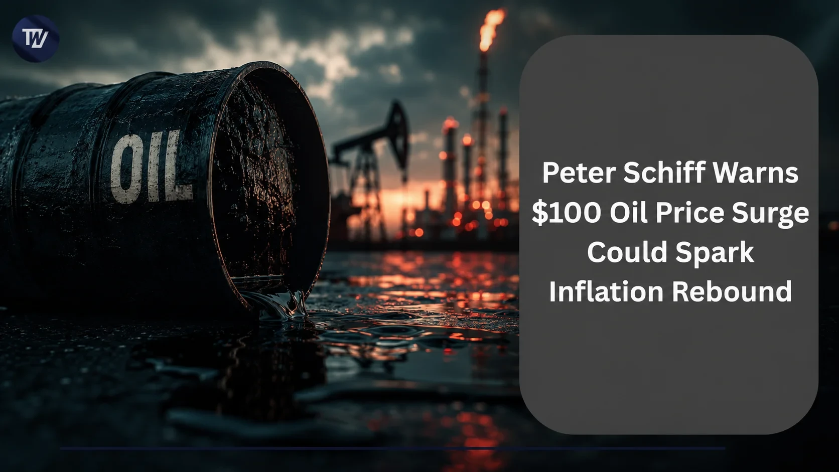 Peter Schiff warnt: Brent über 100 Dollar könnte Inflationsentlastung vom Juni zunichtemachen