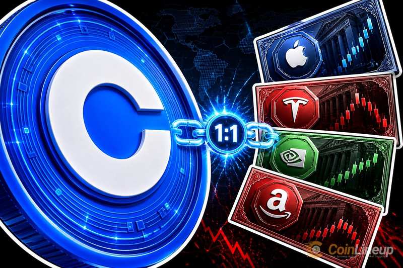 Coinbase Launches Four Tokenized U.S. Stocks on Base With 1:1 Backing