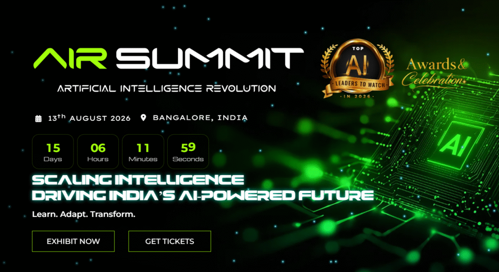 AI Revolution Summit India 2026 Set to Convene Over 300 AI Leaders in Bangalore