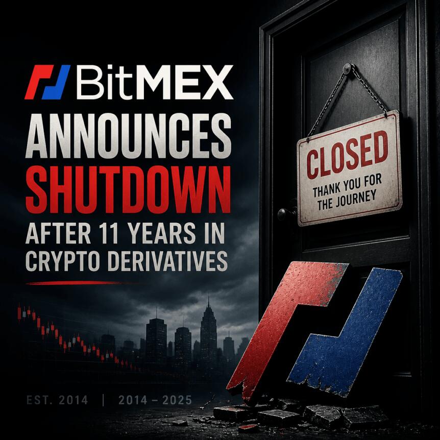 BitMEX to Shut Down Trading Operations After 11 Years in Crypto Derivatives