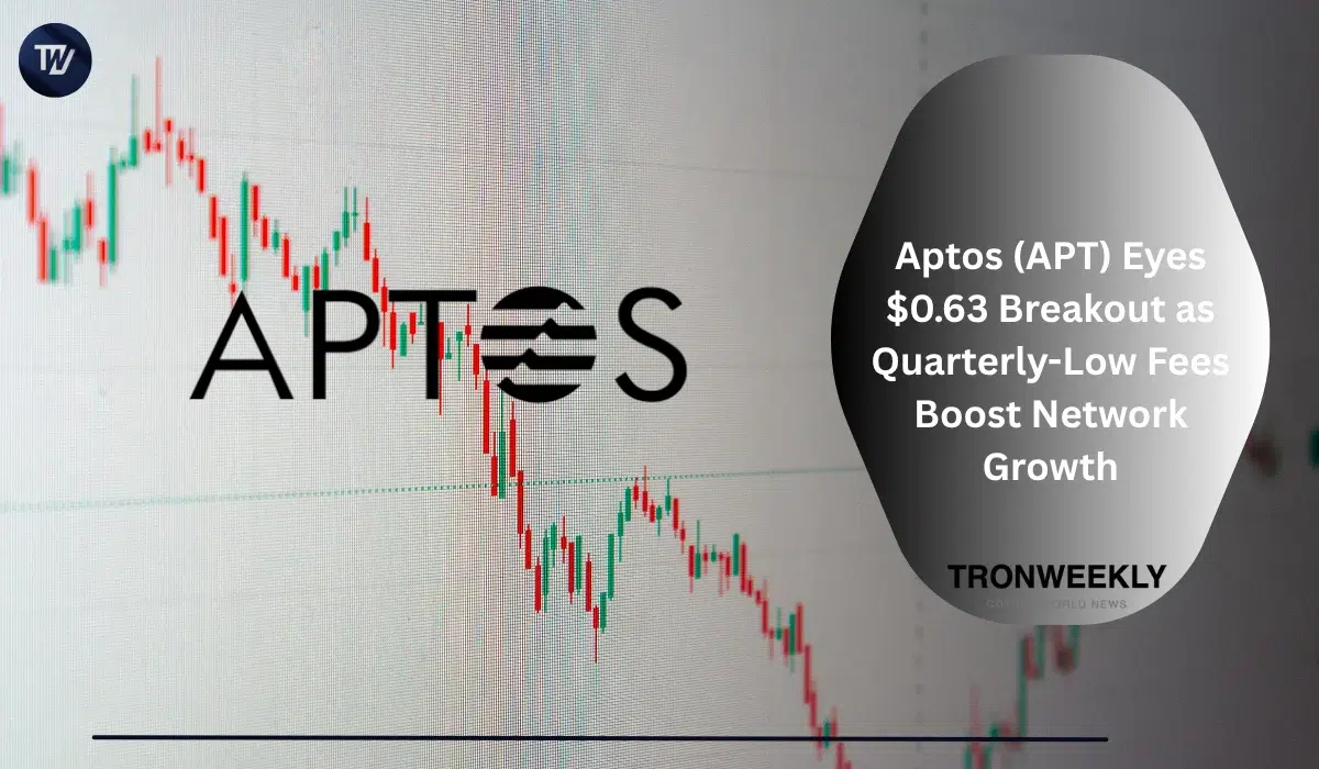 Aptos (APT) Apunta a una Ruptura Hacia $0.63 Mientras las Comisiones de Transacción Más Bajas del Trimestre Respaldan el Crecimiento de la Red