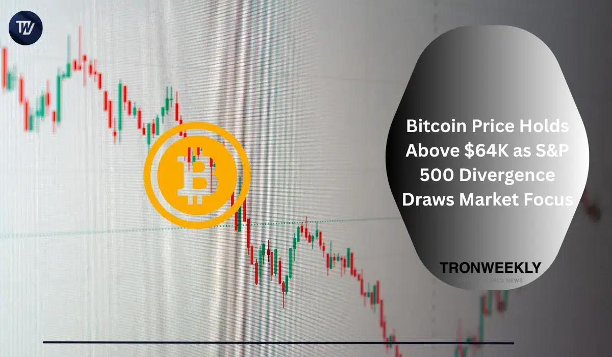 Bitcoin Holds Above $64K as S&P 500 Divergence Reaches Multi-Year High