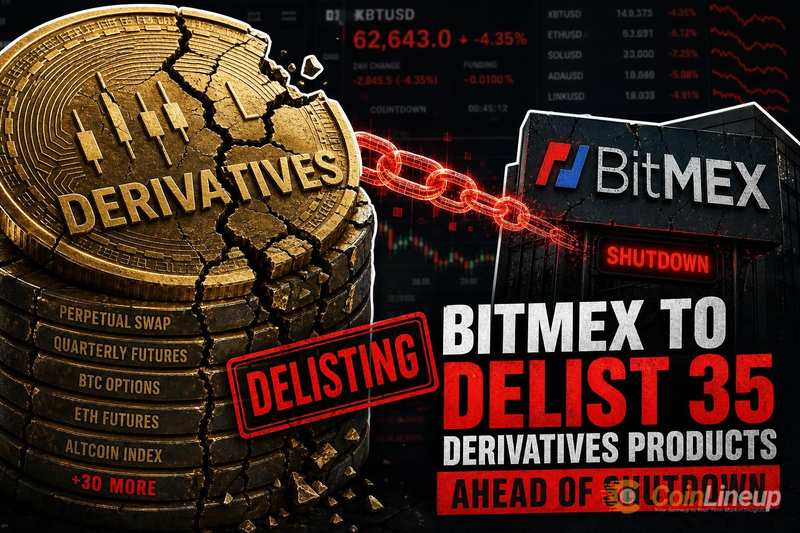 BitMEX исключит из листинга 35 деривативных продуктов перед запланированным закрытием биржи