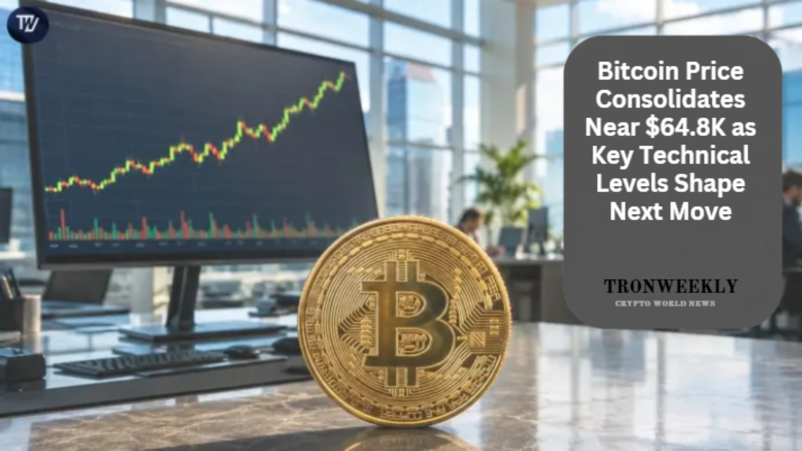 Биткоин консолидируется вблизи $64,8K, пока ключевые технические уровни определяют следующее движение