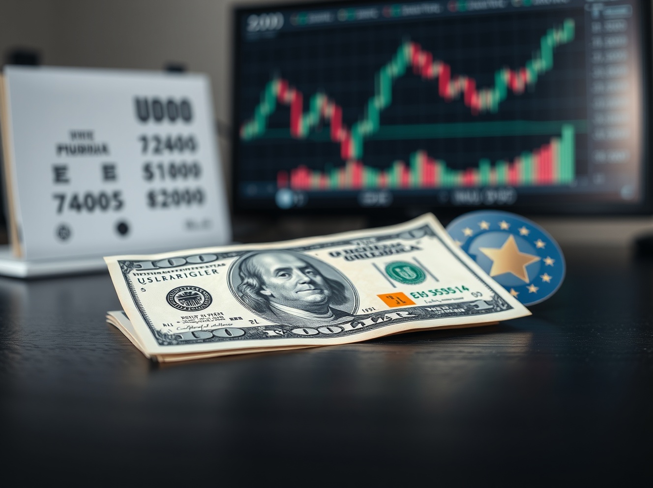 L’euro scende contro il dollaro USA mentre i solidi dati PMI sostengono il biglietto verde