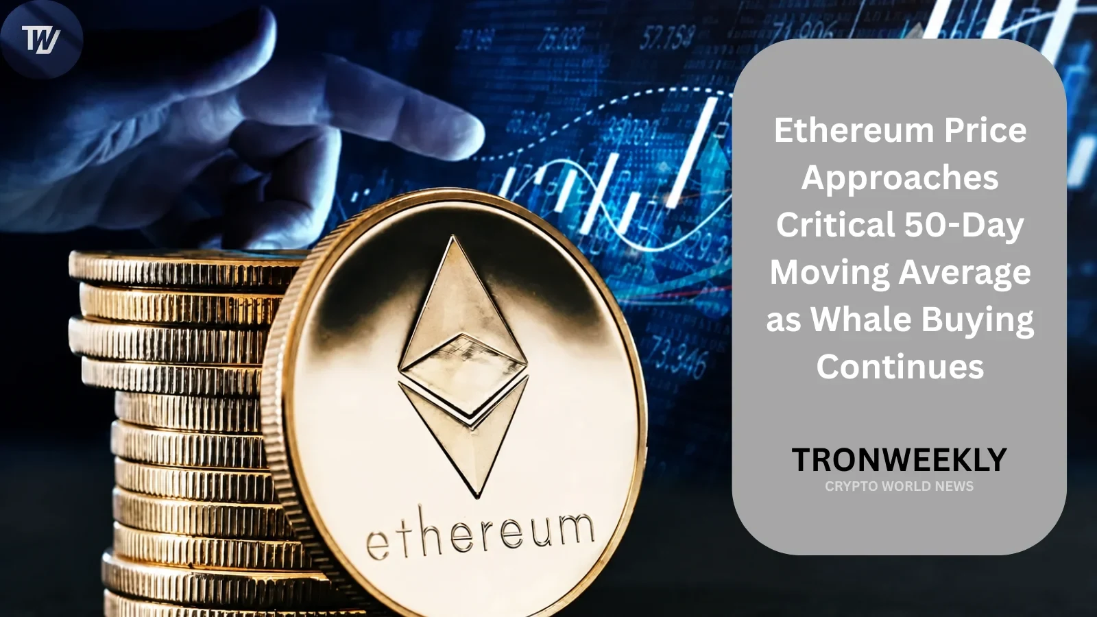 Ethereum s’approche de sa moyenne mobile clé à 50 jours alors qu’Arthur Hayes ajoute davantage d’ETH