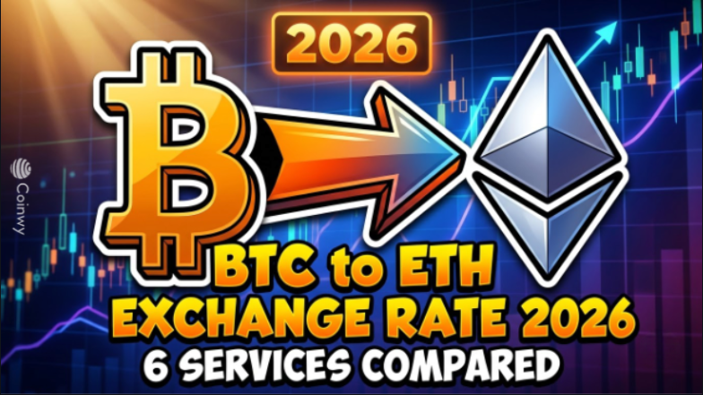 Tasa de cambio BTC a ETH 2026: seis servicios de swap comparados