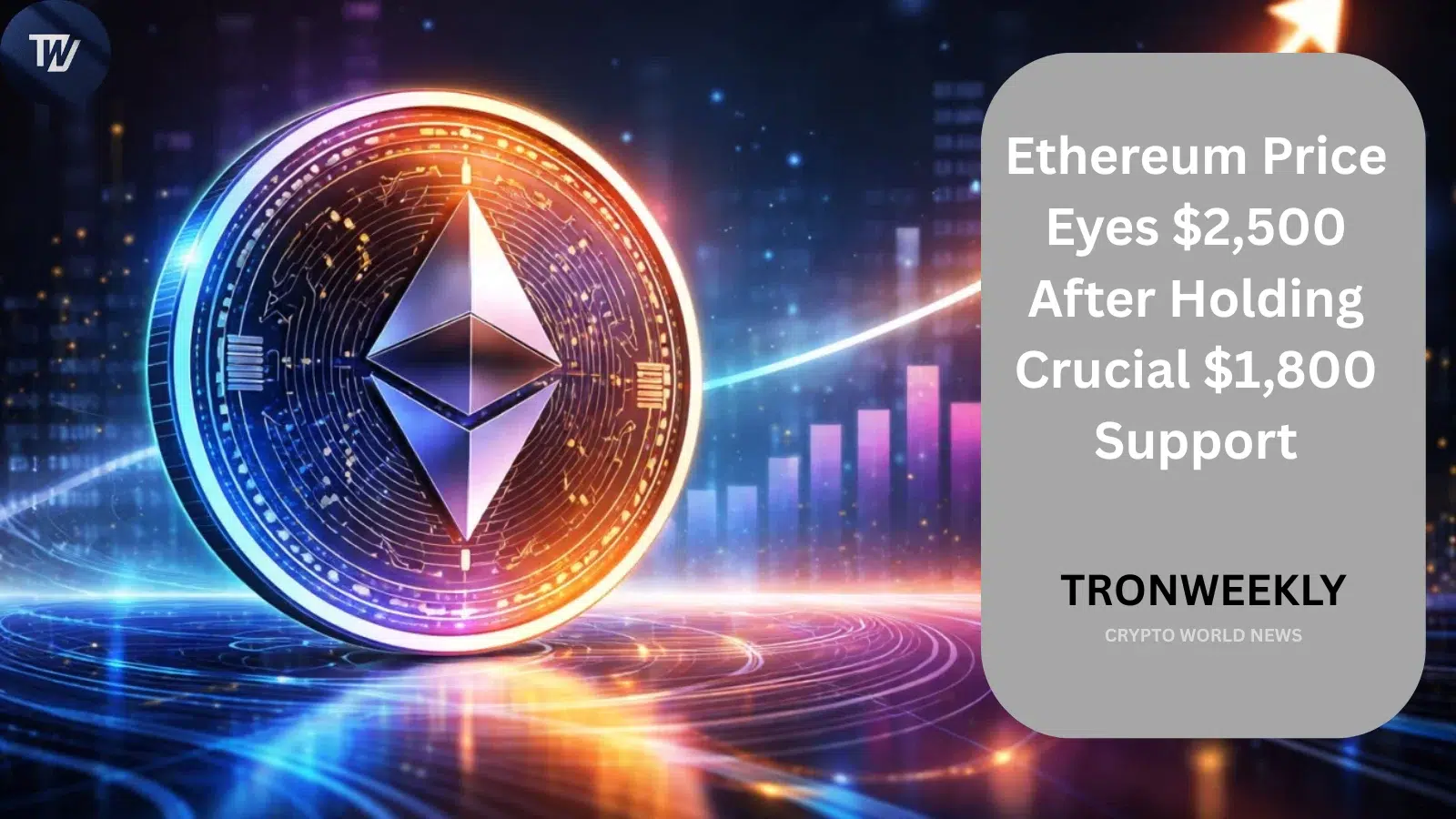 Ethereum удерживает поддержку $1,800 и нацеливается на $2,500 на фоне ослабления импульса