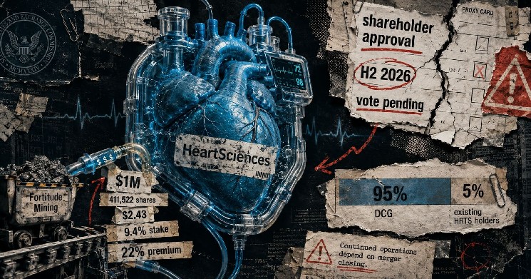 Майнер Zcash Fortitude приобрел 9,4% акций HeartSciences — цели слияния — до голосования акционеров