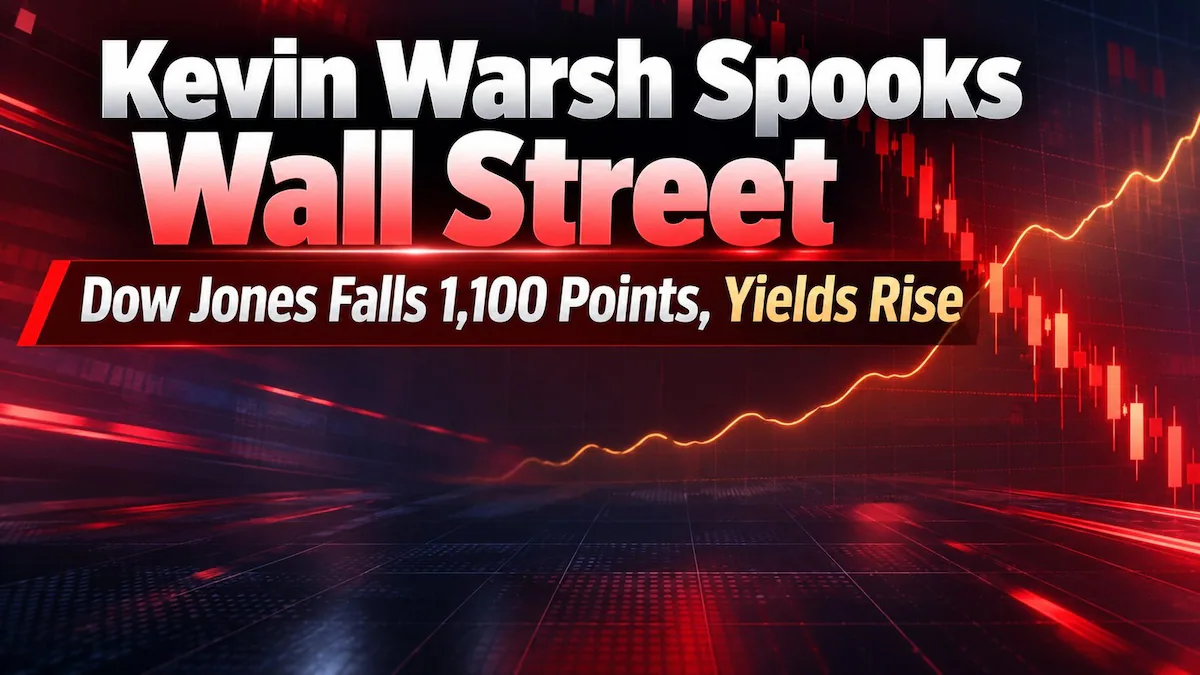 Dow Jones падает на 1 100 пунктов в худший день с апреля 2025 года на фоне опасений по поводу инфляции и роста цен на нефть