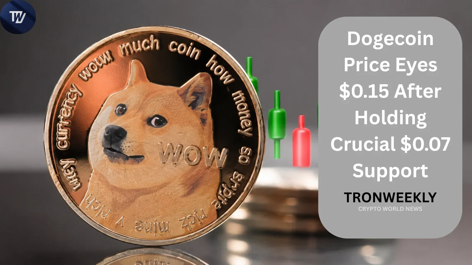 Dogecoin punta a $0,15 mantenendo il supporto chiave a $0,07, riferisce l'analista BitGuru