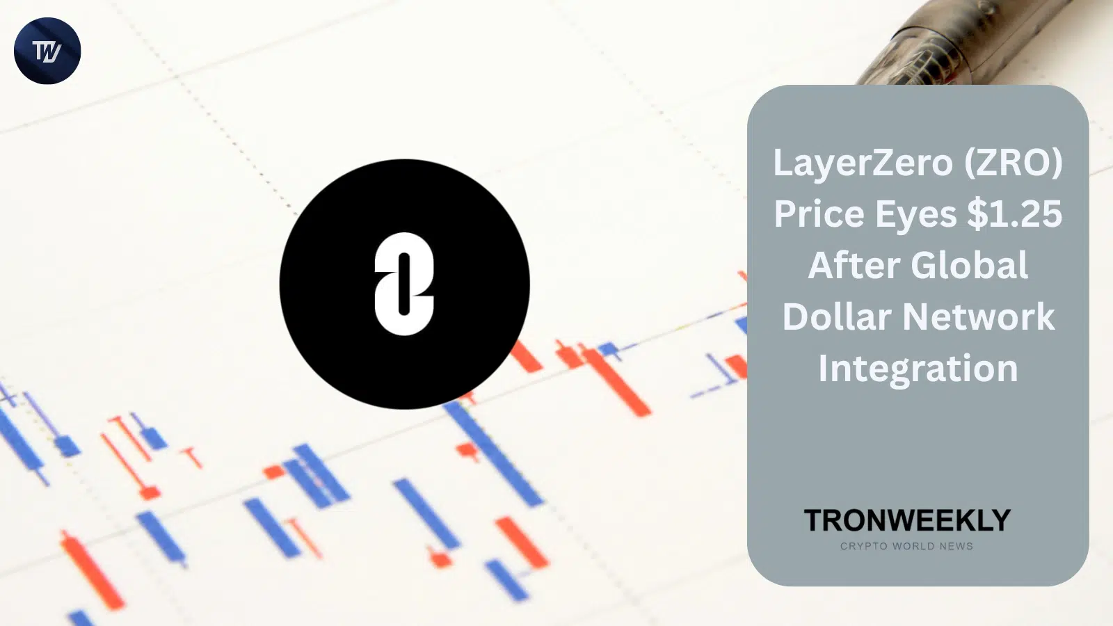 LayerZero（ZRO）在與 Global Dollar Network 整合後，目標上看 $1.25