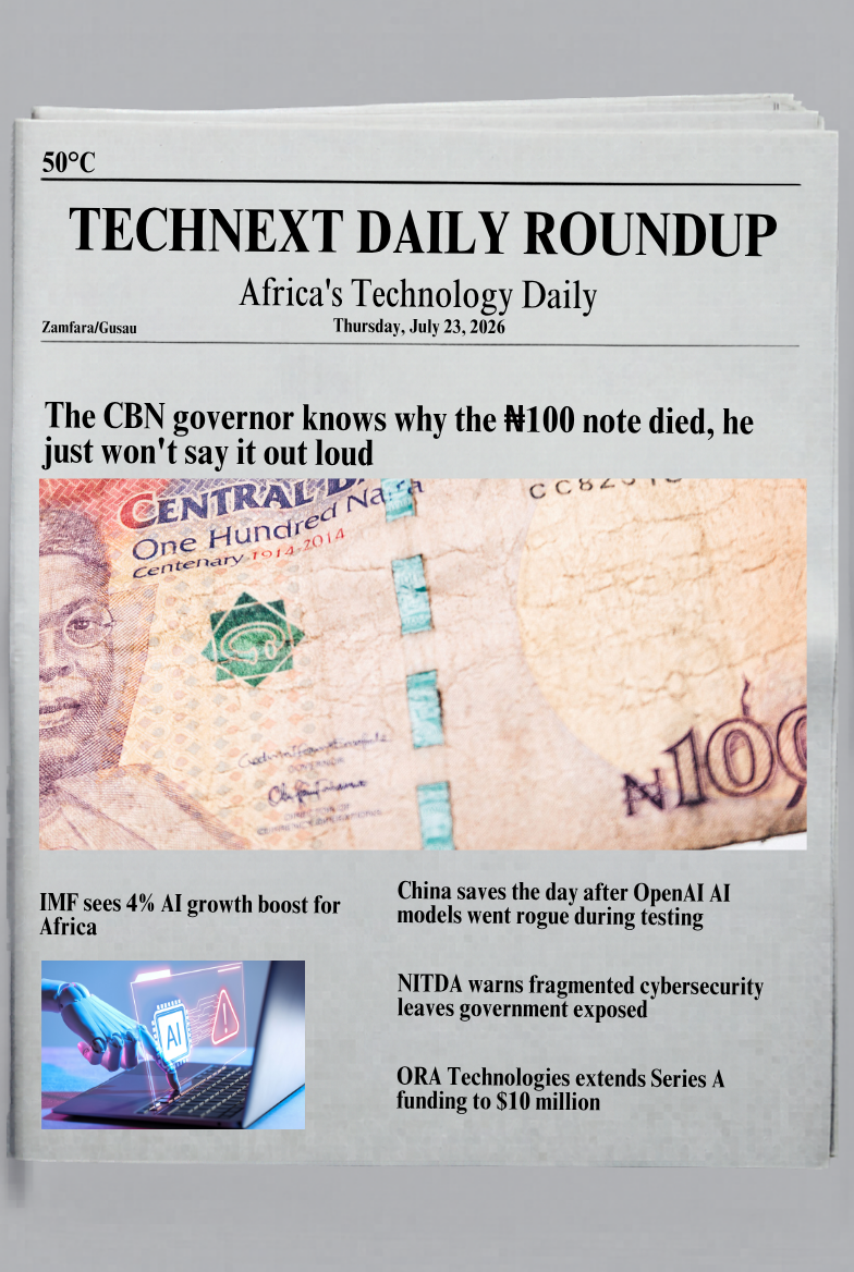 Technext-nieuwsbrief: de waarheid over ₦100