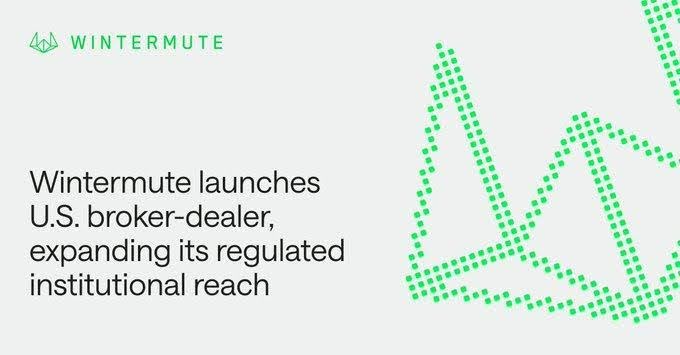 Wintermute erhält SEC-Broker-Dealer-Lizenz und tritt in die regulierten US-Wertpapiermärkte ein