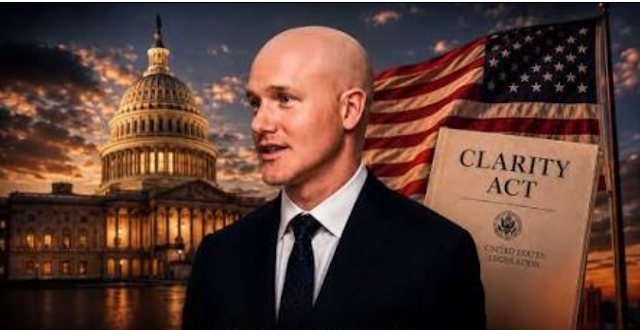 Coinbase CEO Brian Armstrong Urges Congress to Pass the Clarity Act