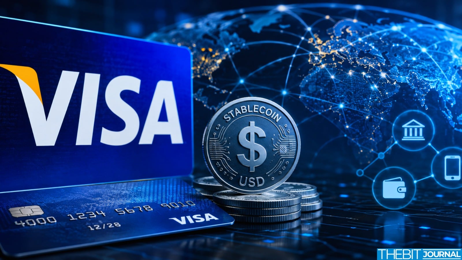 Какова стратегия Visa в области стейблкоинов для цифровых платежей?