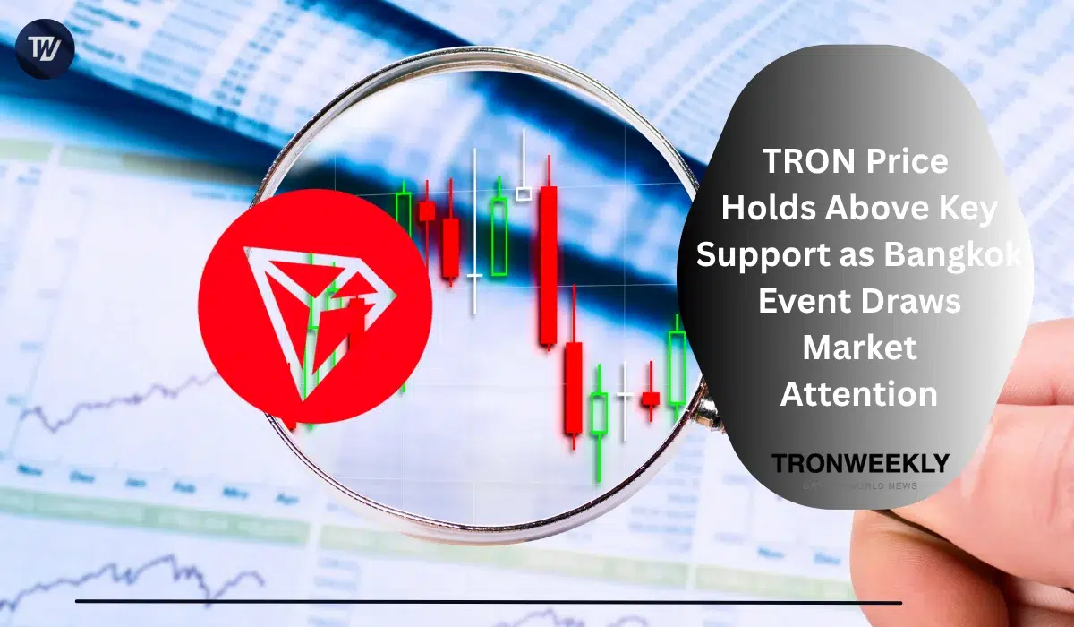 TRON Price Holds Above $0.33 as TRON DAO Heads to KUB Global Bangkok 2026