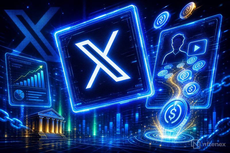 X, по сообщениям, изучает выплаты в стейблкоинах для роялти создателей