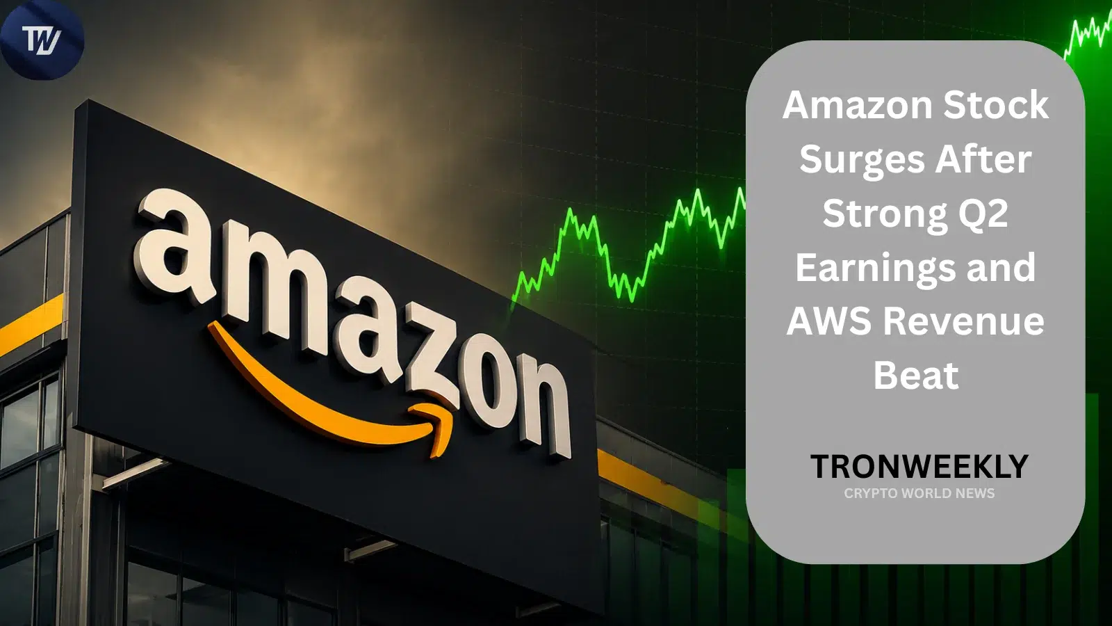 Акции Amazon взлетели после сильных результатов за II квартал 2026 года и превышения доходов AWS