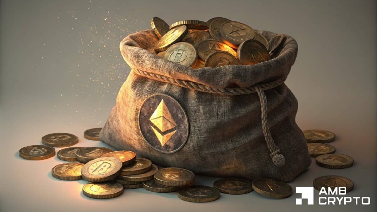 Объём стейкинга Ethereum достиг рекордных 41,4 млн ETH на фоне блокировки 1,4 млн ETH за неделю