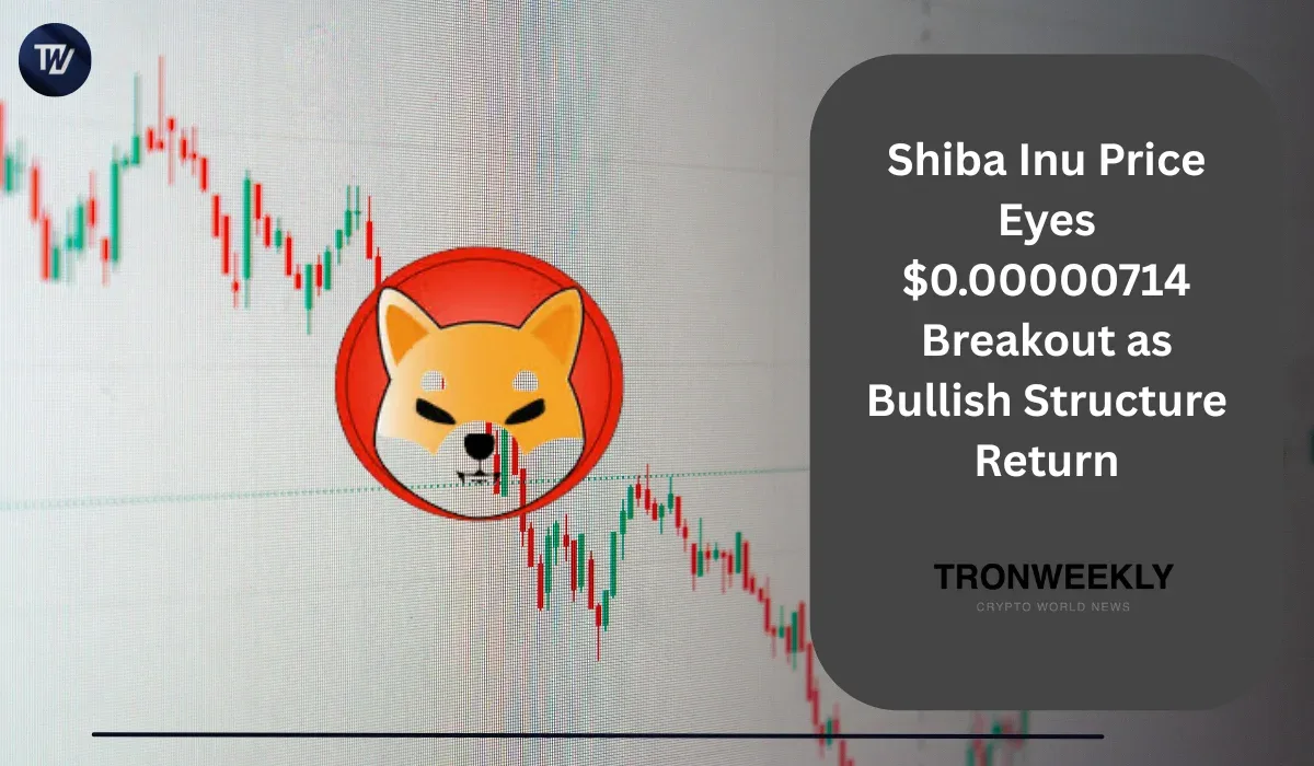 El precio de Shiba Inu apunta a una ruptura de $0.00000714 mientras regresa la estructura alcista