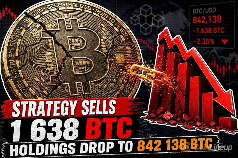 Strategy продала 1 638 BTC, сократив общие резервы до 842 138 BTC